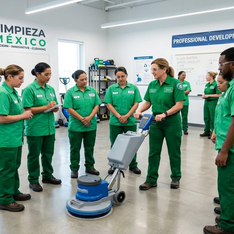 Capacitación del personal en Limpieza México Academy
